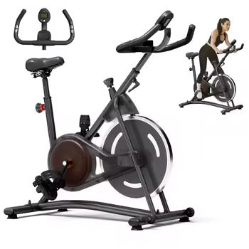 The Bike Machine for Home Cardio Gym is an ideal choice for individuals seeking a reliable and efficient workout solution. Designed with sleek black aesthetics, this stationary bike offers a comfortable and stable riding experience,