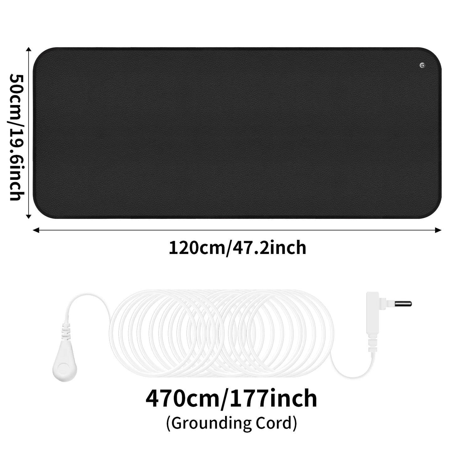 Grounding Mat-Earth Connected for Pain Relief