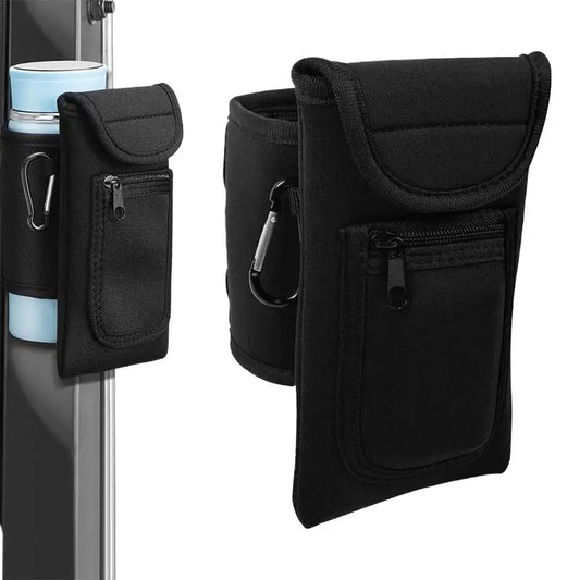 Non Slip Magnetic Gym Water Bottle Bag With Phone Pocket Magnetic Fitness Sling Bag Portable Magnetic Water Bottle Carrier Bag