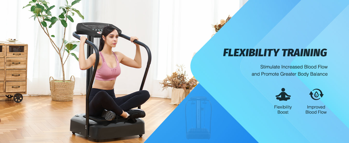 2000W Vibration Platform Whole Body Massager Fitness Machine Exercise Training