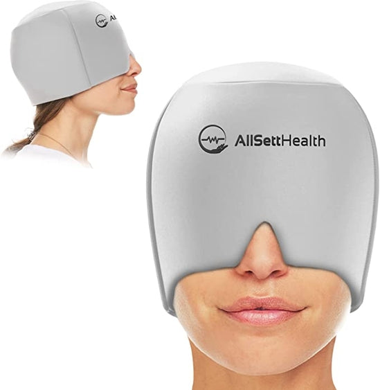 Migraine Relief Cap Ice Head Wrap, Headache Hat