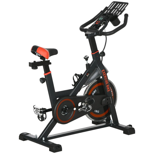 DB Hot sale Indoor Stationary Bike for Fitness Adjustable Height and Resistance LCD Monitor Home Use with Pedal Cage-0