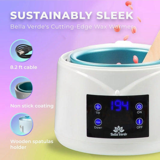 DB Hard Wax Kit for Women Men Effective Home Hair Removal Depilatory Wax Pot with Wax Warmer for Face Legs Eyebrows Body Bikini-1