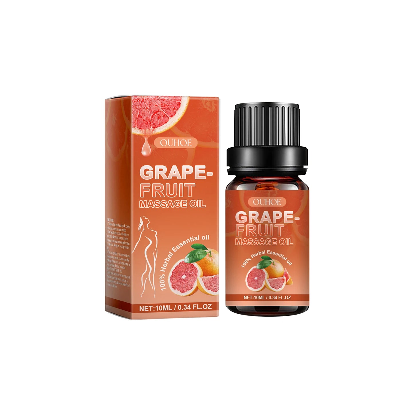 OUHOE Grapefruit Essential Oil for Massage Moisturizing and Repair Body Skin Soothing Care-0