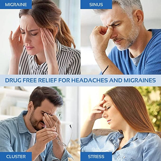 Migraine Relief Cap Ice Head Wrap, Headache Hat